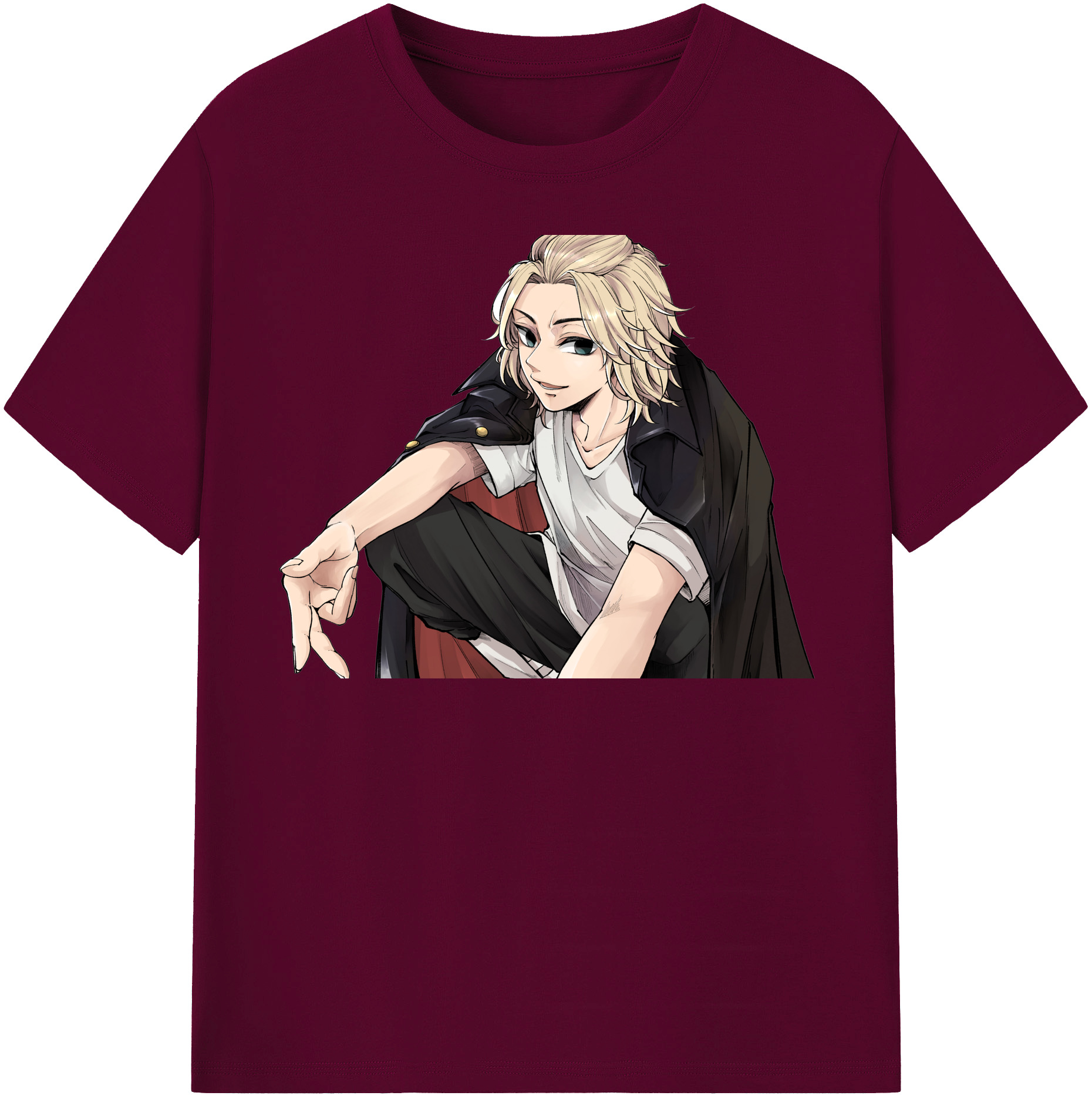 （画像用） 東京リベンジャーズ Tokyo Revengers レディースカジュアルプリントTシャツ（綿100％）